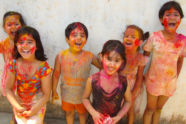 Hindu children celebrate the annual festival of Raksha Bandhan. PHOTO CREDIT: World Religion News