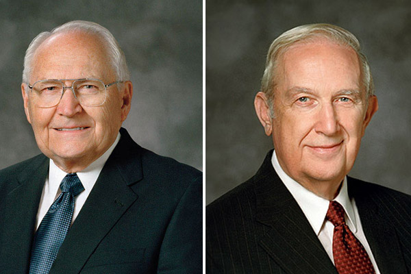Mormon Elders L. Tom Perry and Richard G. Scott