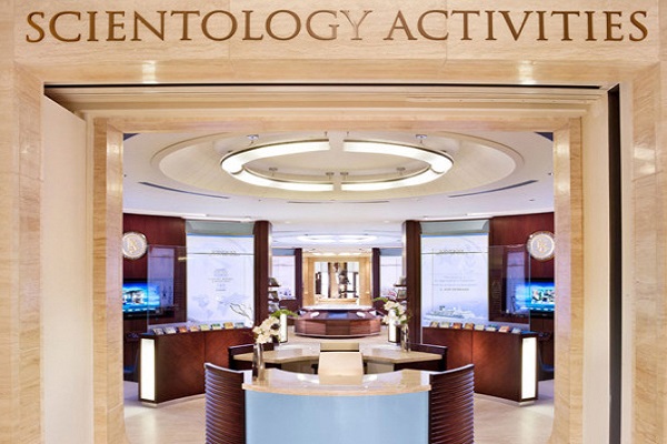 The Information Center, where visitors can learn about Scientology.