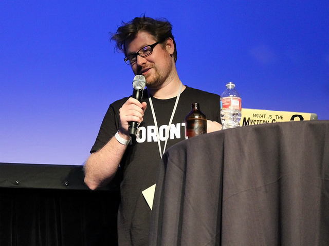 Justin Roiland Speaking at Convention