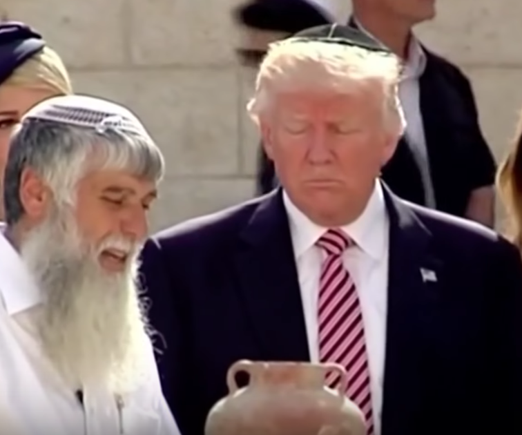 Israel Minister Proposes a Trump Train Station at Western Wall