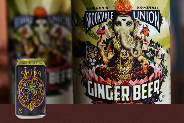 Hindu Gods Shown on Beer Labels