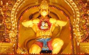 Many Worship Lord Hanuman During Hindu Celebration
