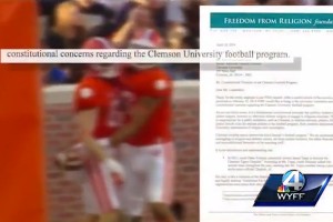 Clemson University Football and Freedom From Religion Foundation