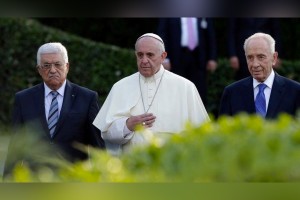 Pope Francis Peres Abbas
