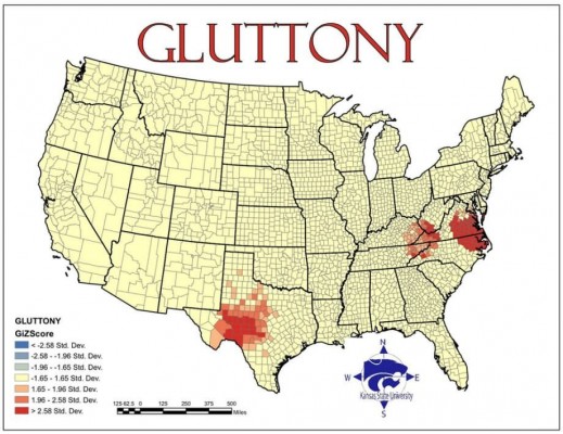 Gluttony Map