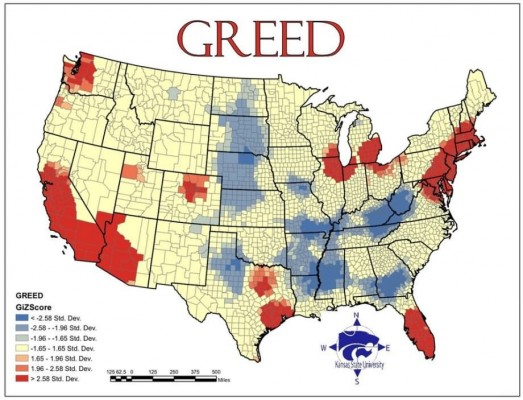 Greed Map