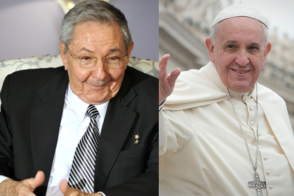 Raul Castro Pope Francis
