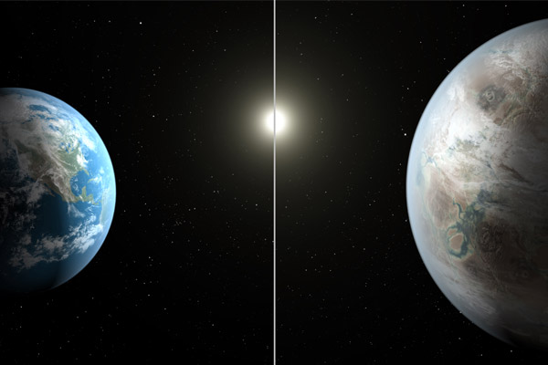 Kepler-452b and Earth