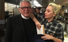 Lady Gaga Posts a Photo at Catholic Mass