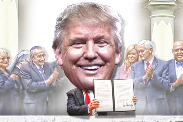 FFRF Reminds Trump U.S. is Not a “Nation of Believers”, Rather It’s Ruled by a Godless Constitution