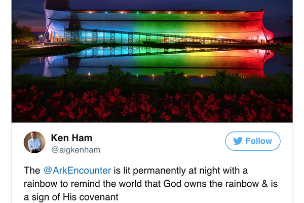 Ken Ham Rainbow Ark