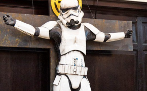 Crucified Stormtrooper Display at Church Causes Controversy