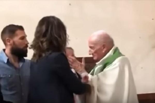 Angry Priest Fired For Smacking Baby During Baptism