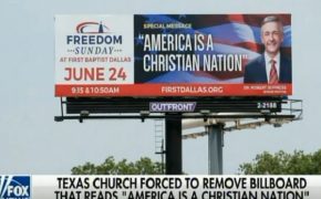 “America Is a Christian Nation” Billboards Removed After Complaints