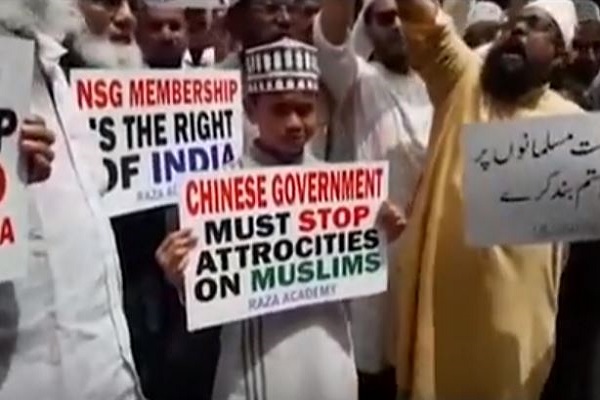 Muslims in India Protest China’s Uighur Concentration Camps
