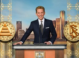 David Miscavige, the ecclesiastical leader of the Scientology religion, speaks to the crowd at the opening of the new Detroit Church on Sunday, October 14.