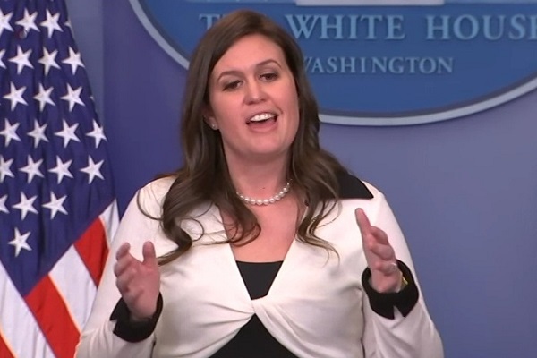 Sarah Sanders Wouldn’t Answer if Trump Believes Democrats ‘Hate’ Jews