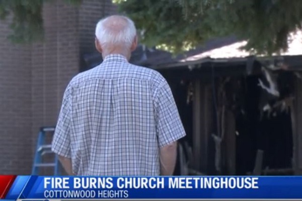 Fire at a Utah LDS Meetinghouse