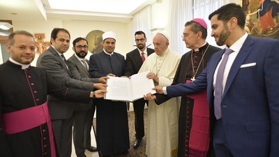 Pope Hosts Historic Meeting with Higher Committee of Human Fraternity