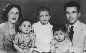 The Aminian family in Tehran, Iran, circa 1954. (Photo courtesy Mahmoud Aminian)