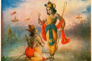 Krishna tells Gita to Arjuna