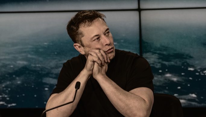 Elon Musk at a Press Conference