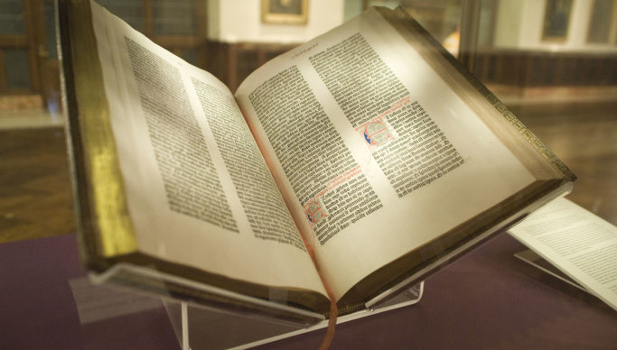 Gutenberg Bible, Lenox Copy, New York Public Library
