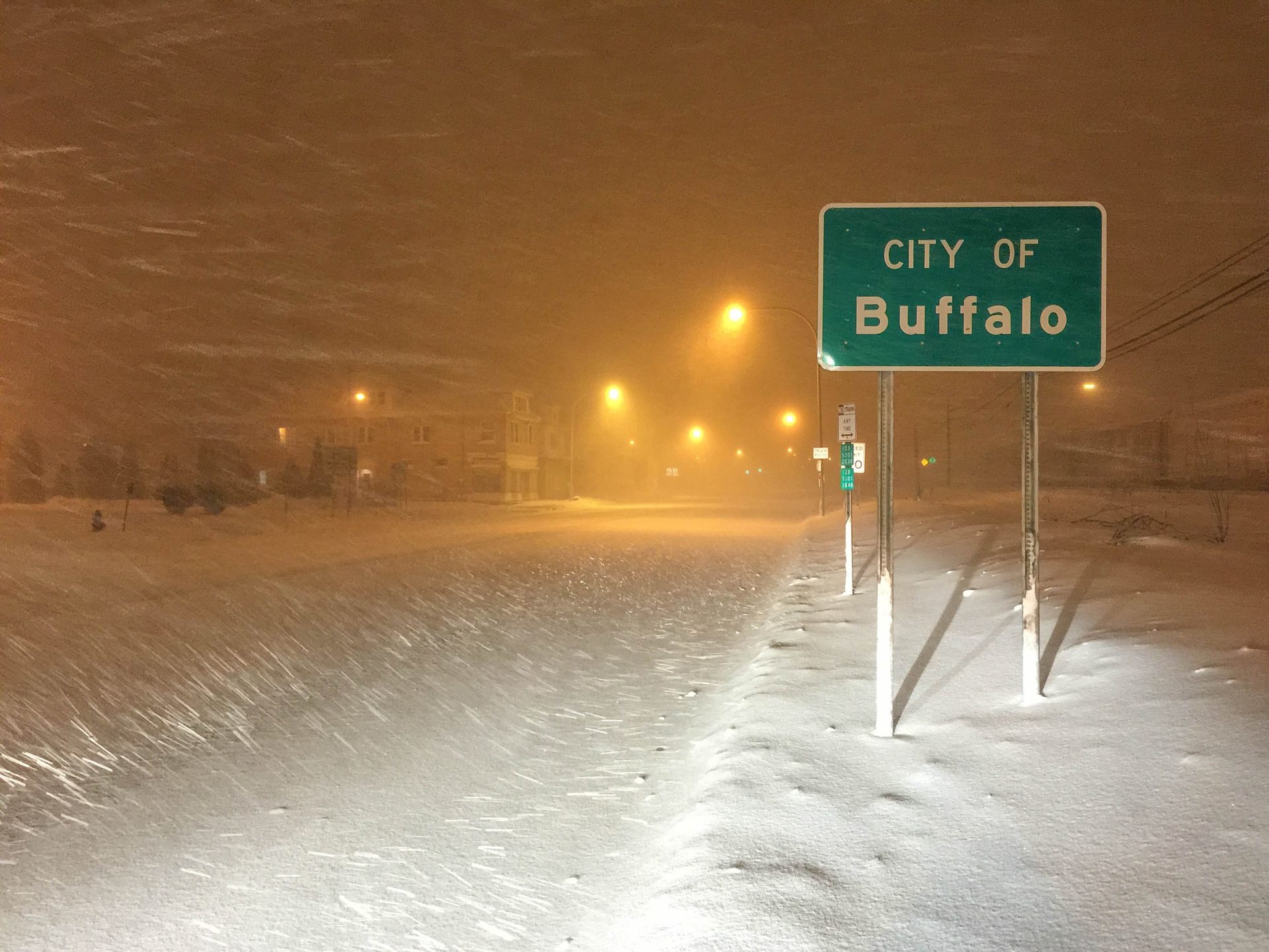 Historic Lake Effect Snow Hits Buffalo New York Area