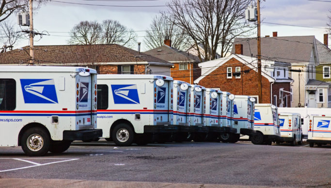 U.S. Postal Service Mail Trucks