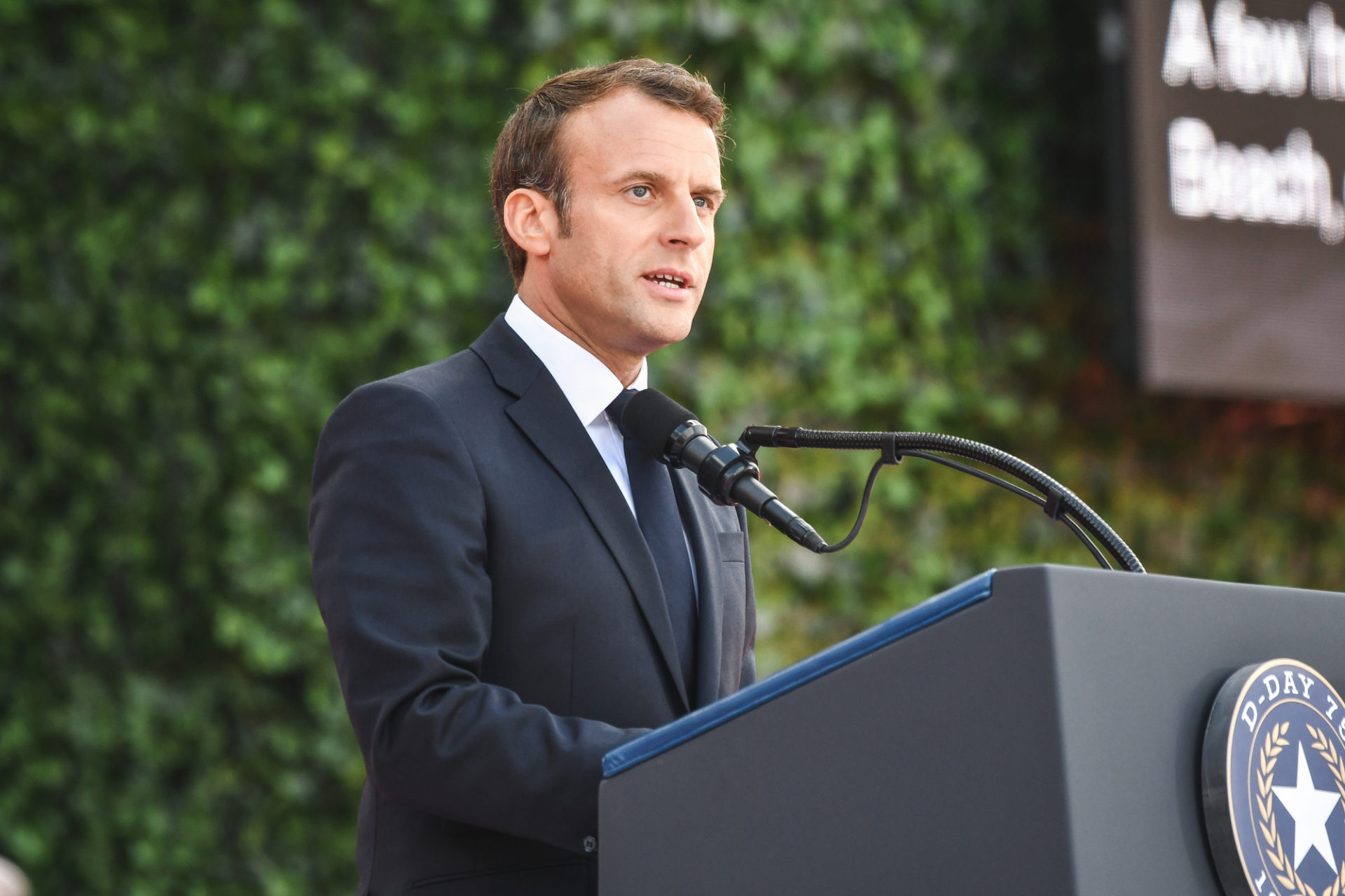 President Macron Speaks at WWII Ceremony