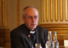 The Archbishop of Canterbury, the Most Revd and Rt Hon Justin Welby at the Mobilising Faith Communities in Ending Sexual Violence in Conflict meeting in London, 9 February 2015.