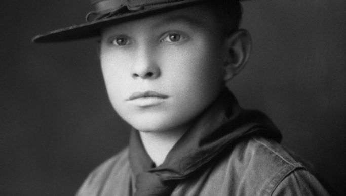 Boy Scout Ron Hubbard Meets President Calvin Coolidge