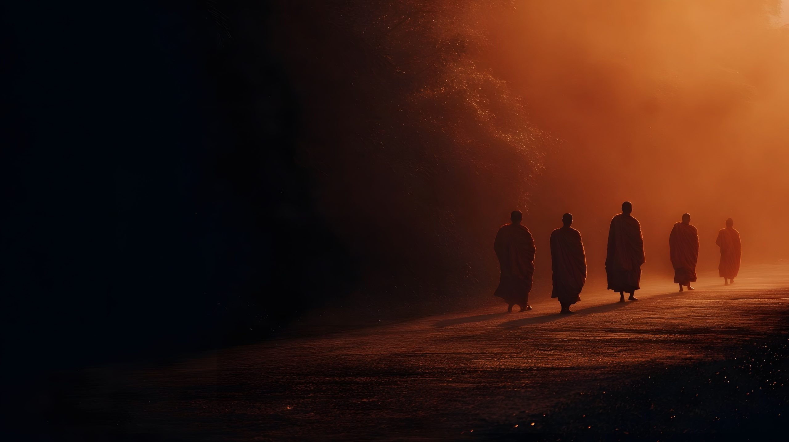 The monks began their planned 120-day journey earlier this year, aiming to promote peace