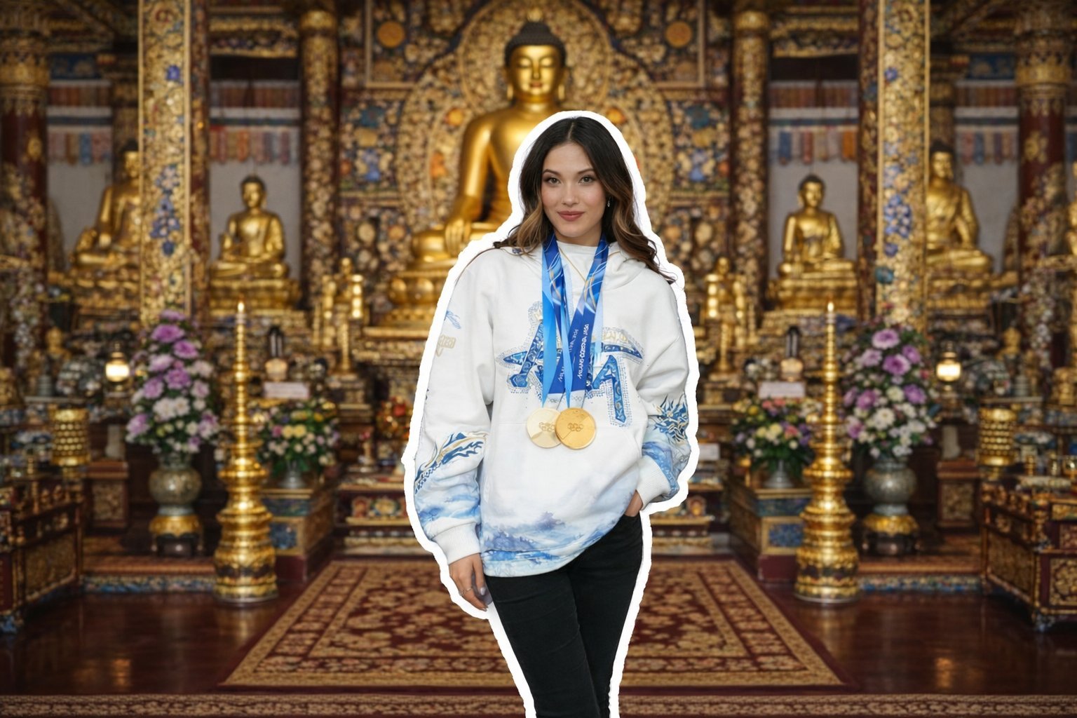 Eileen Gu’s Quiet Turn Toward Buddhism in the Spotlight