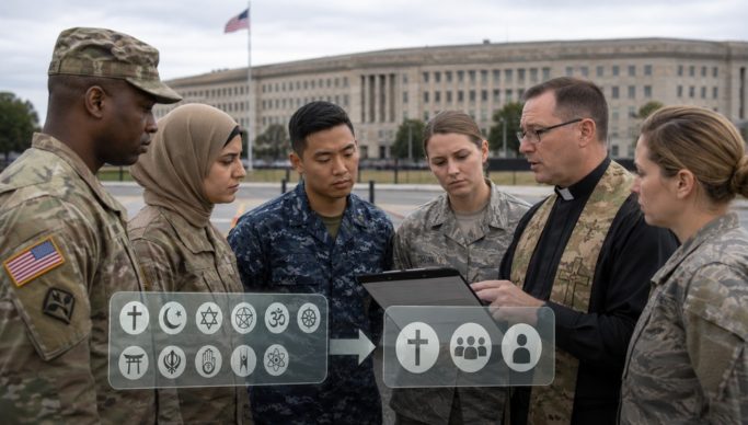 U.S. Military Cuts Faith Identity List