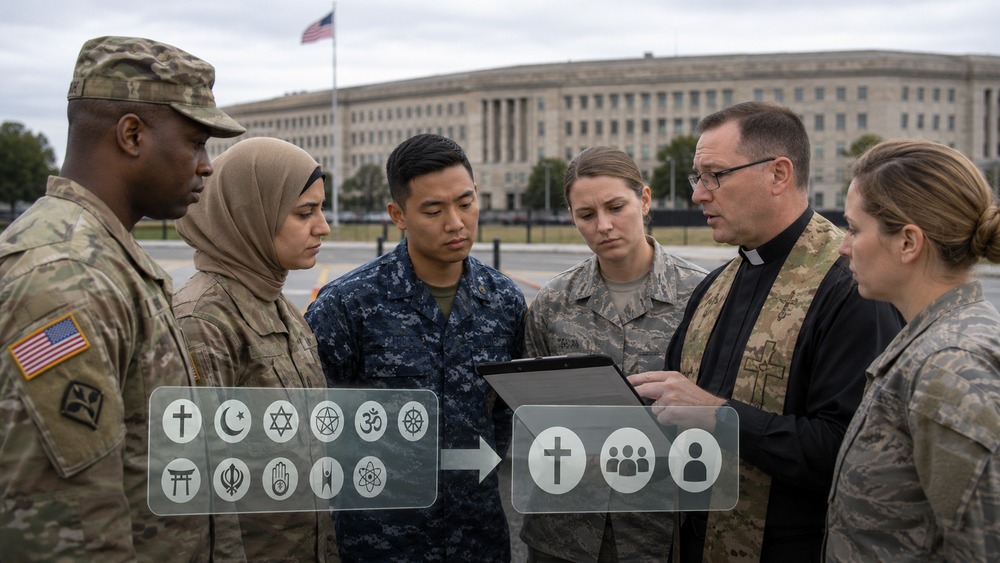 U.S. Military Cuts Faith Identity List
