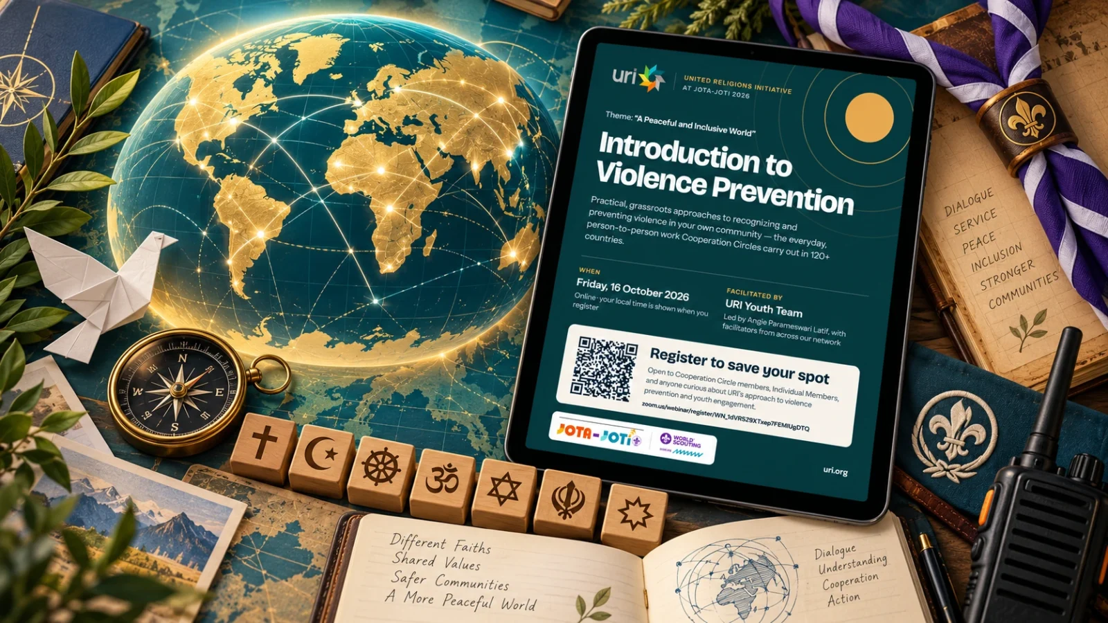 Beyond the Screen: URI Brings Violence Prevention to World Scouting’s JOTA-JOTI